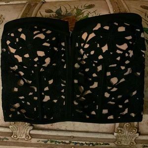 Windsor black crop top, runs small.